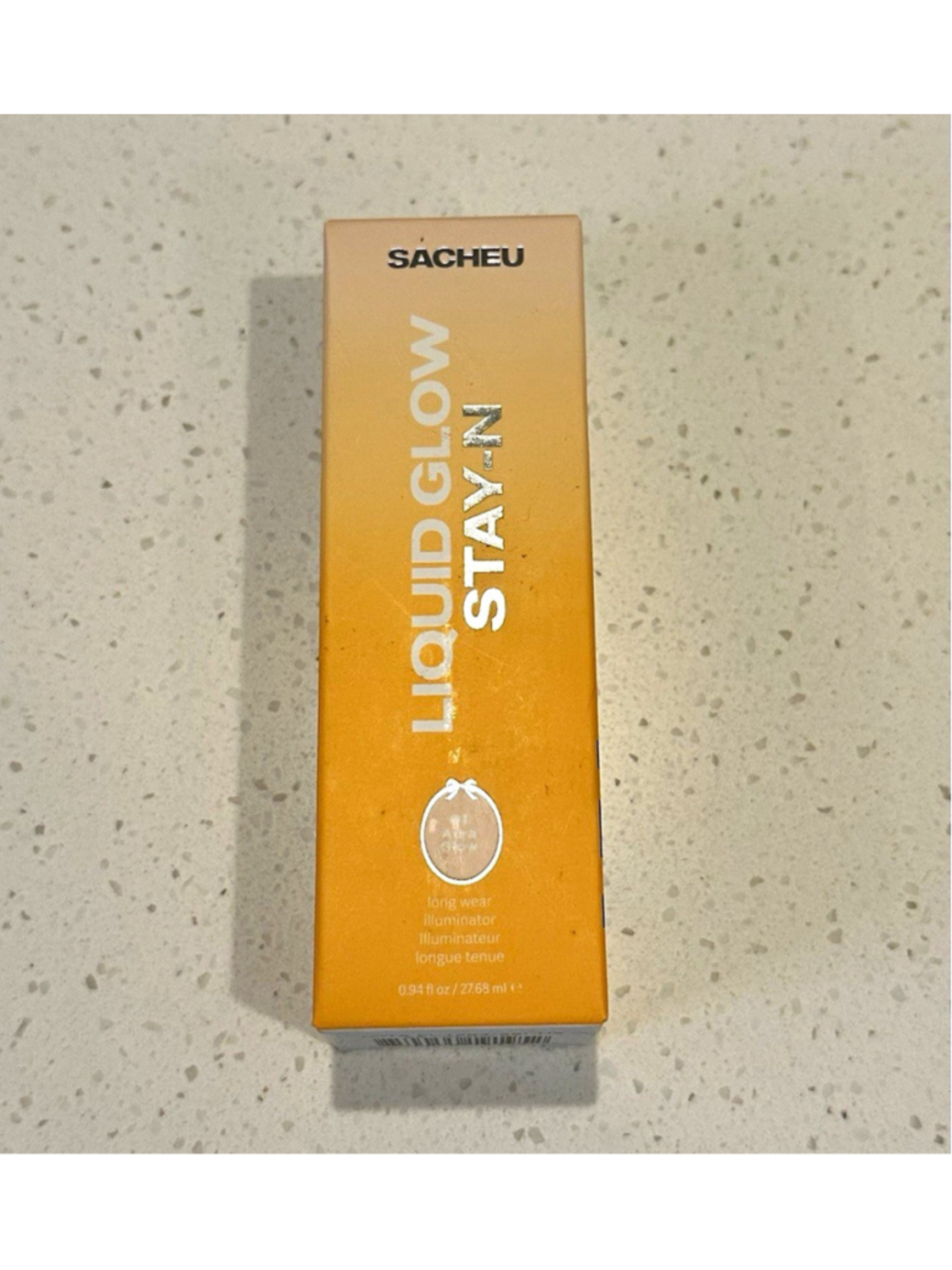 SACHEU Liquid Glow Stay-N Liquid Highlighter ~ Ivory Pearl Illuminating 0.94 oz